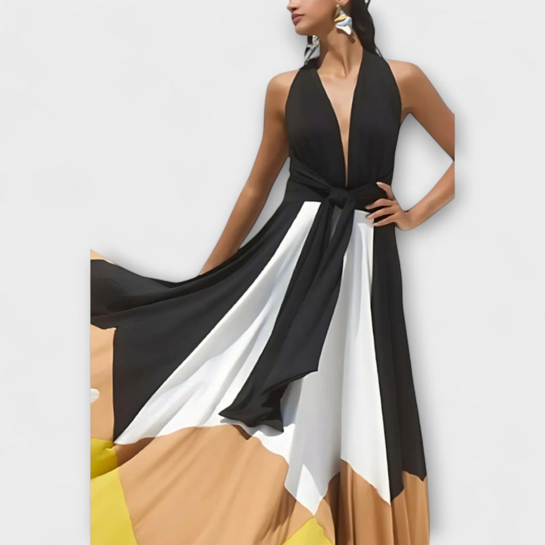 Nava - Robe longue à dos nu