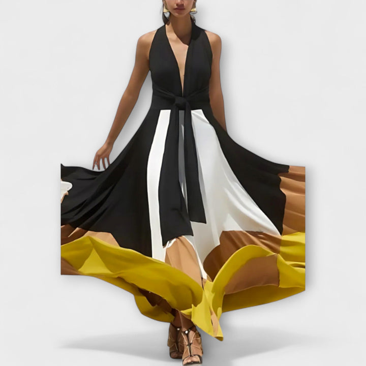 Nava - Robe longue à dos nu