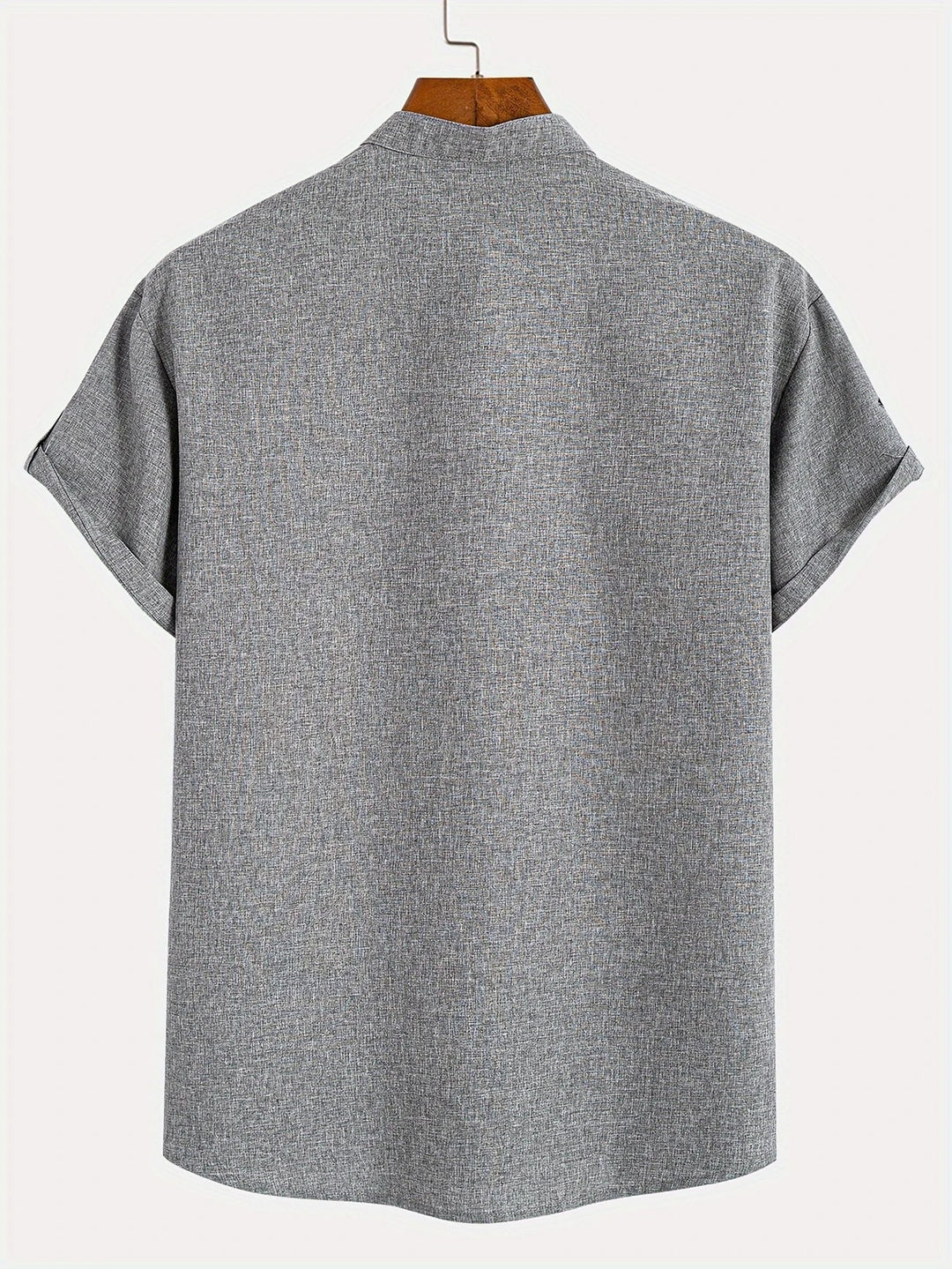 Leblanc™ | Chemise élégante à manches courtes et col montant