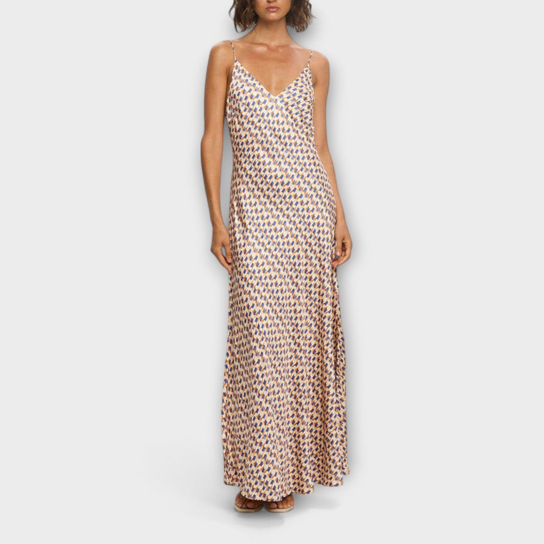 Tove - Robes maxi élégantes avec motif géométrique