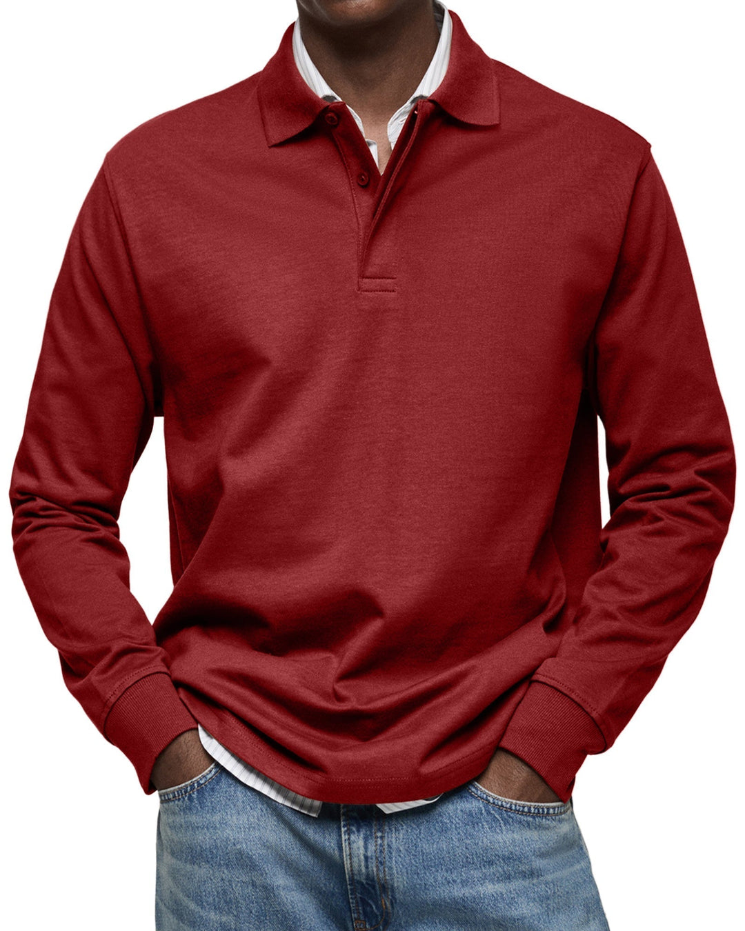 Mode Lumiére™ | Polo de luxe à manches longues