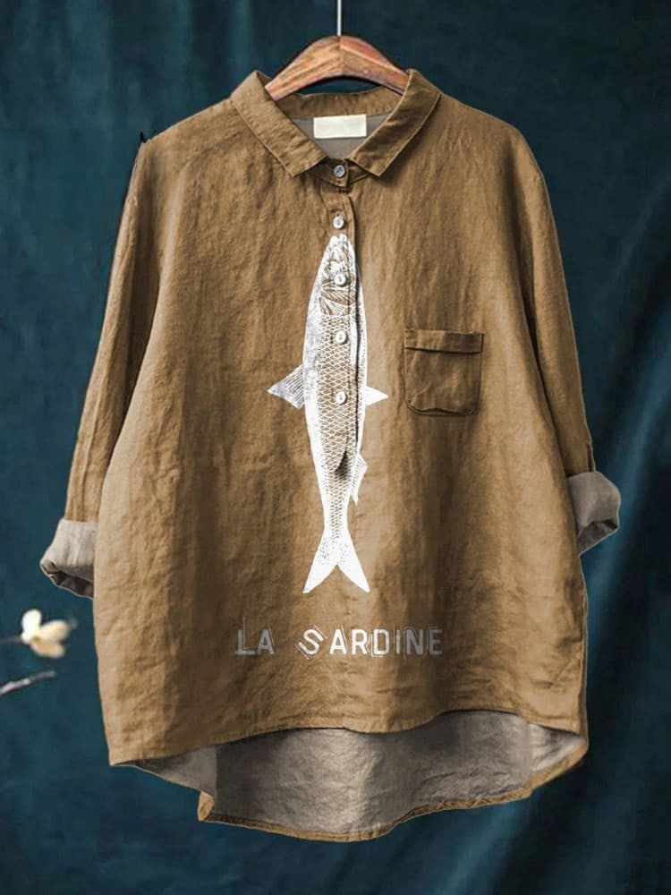 Mode Lumiére™| Chemise Élégante à Motif Adèle