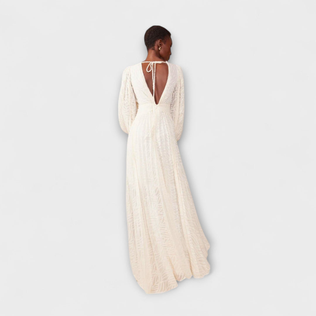 Elsa - Robes Maxi Crème d'Allegory
