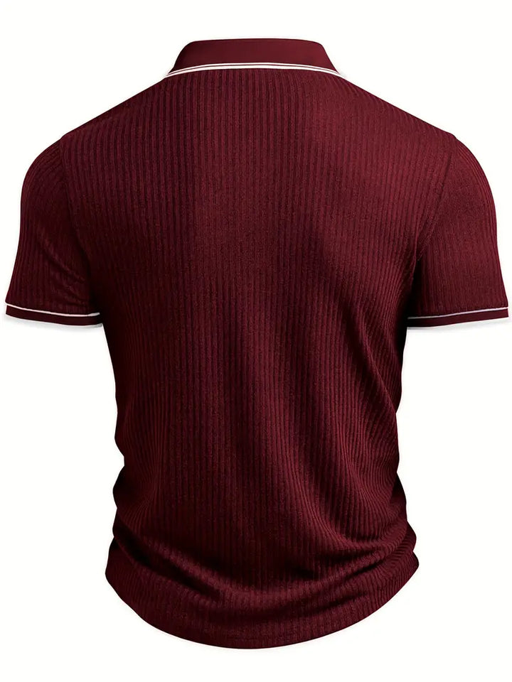 Mode Lumiére™| Polo élégant à manches courtes