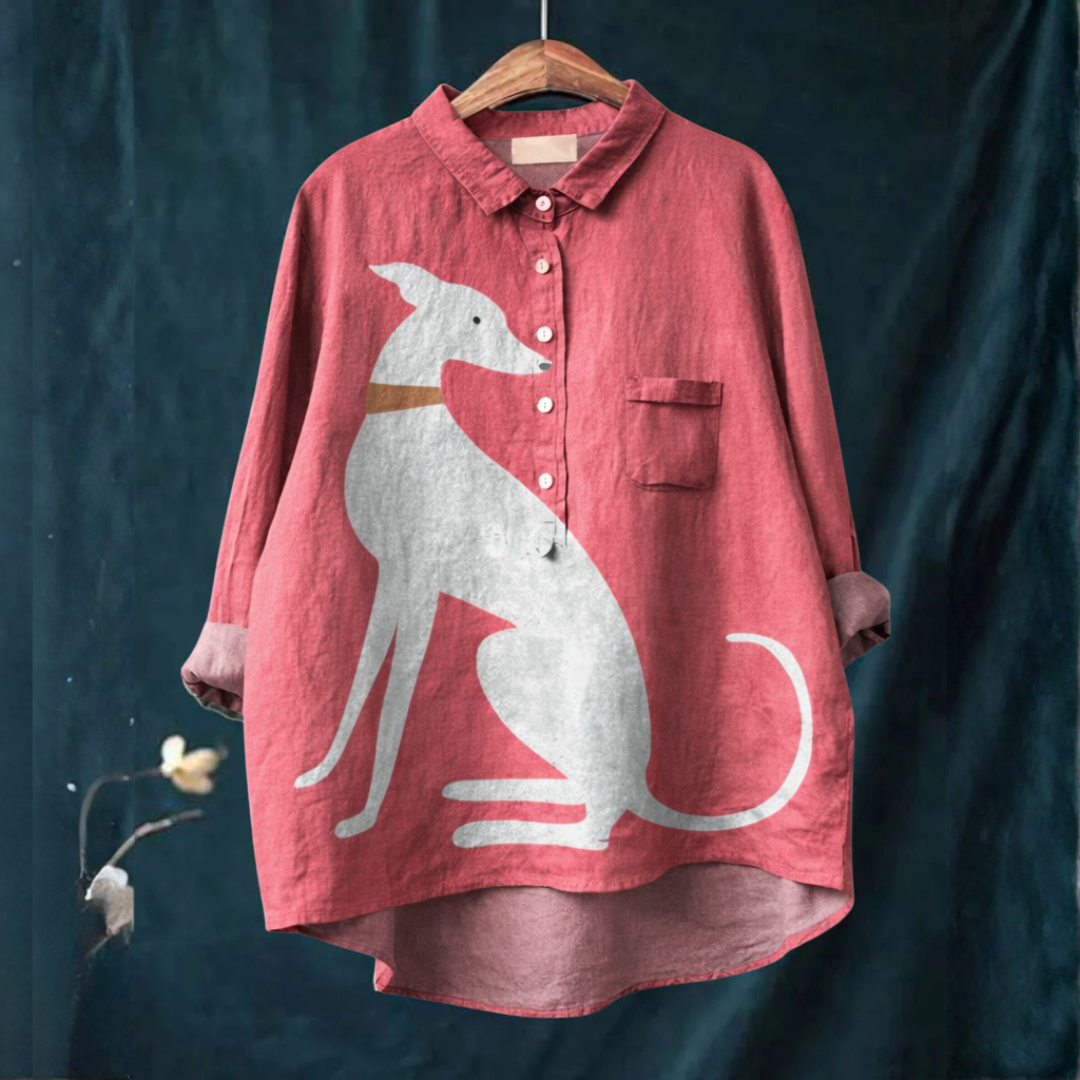 Mode Lumiére™| Chemise Élégante à Motif Quitterie