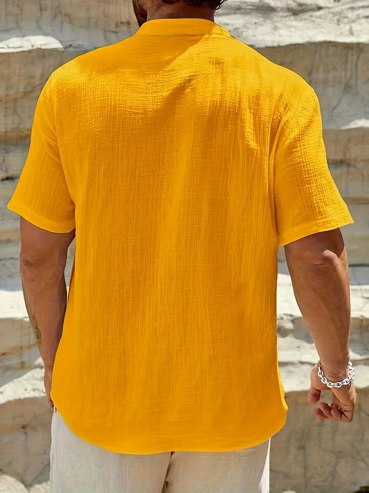 Leblanc™ | Chemise d’été élégante à col montant