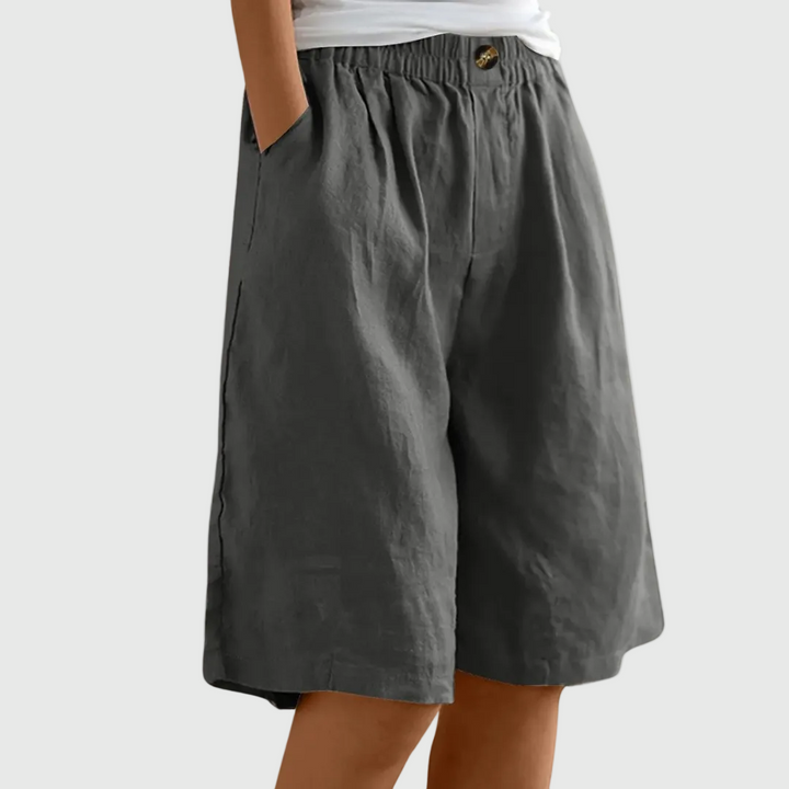 Mode Lumiére™| Shorts Amples Taille Élastique Marie