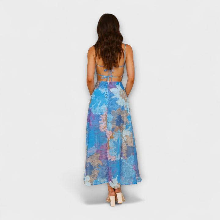 Audrey - Robe à motif floral pour femmes - Stylée et attrayante