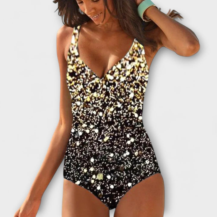 Mode Lumiére™ | Maillot Élégant Féminin Amandine