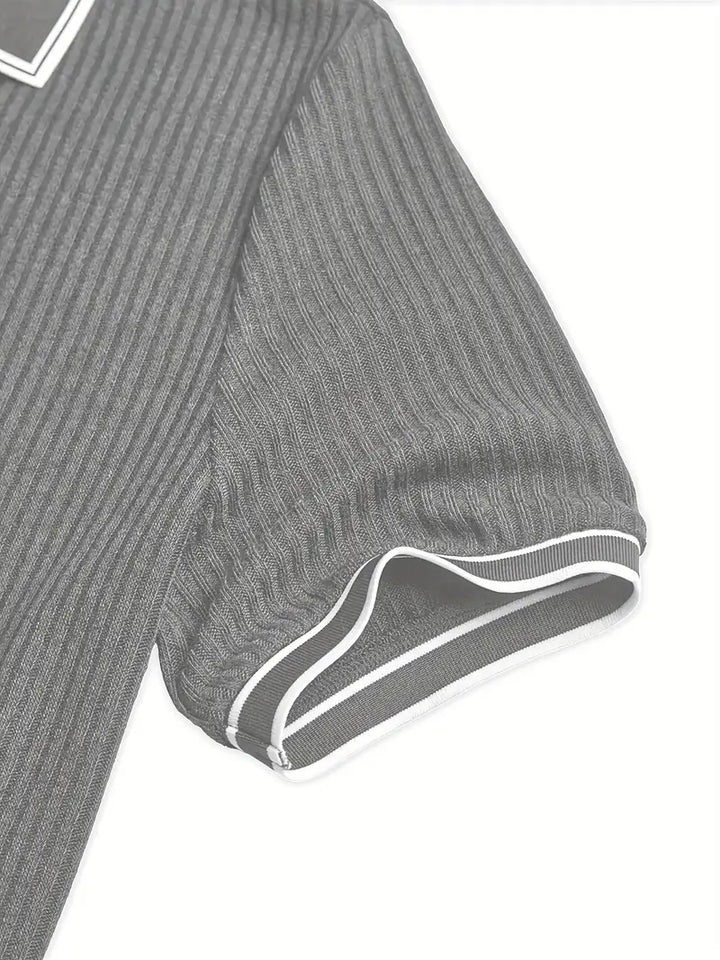 Mode Lumiére™| Polo élégant à manches courtes