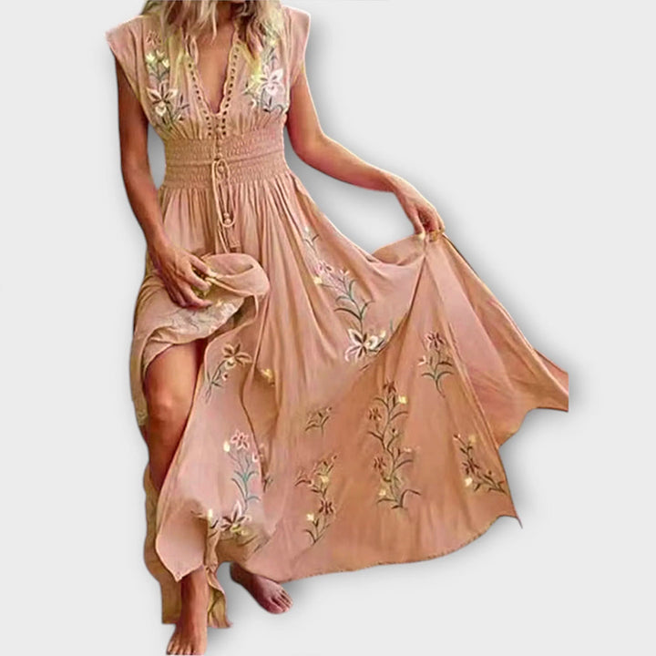 Felizia – Robe boho avec broderie enchanteresse