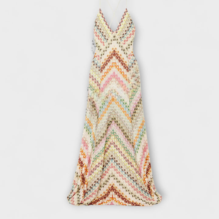 Remi - Maxi robe avec motif en chevrons colorés de Missoni