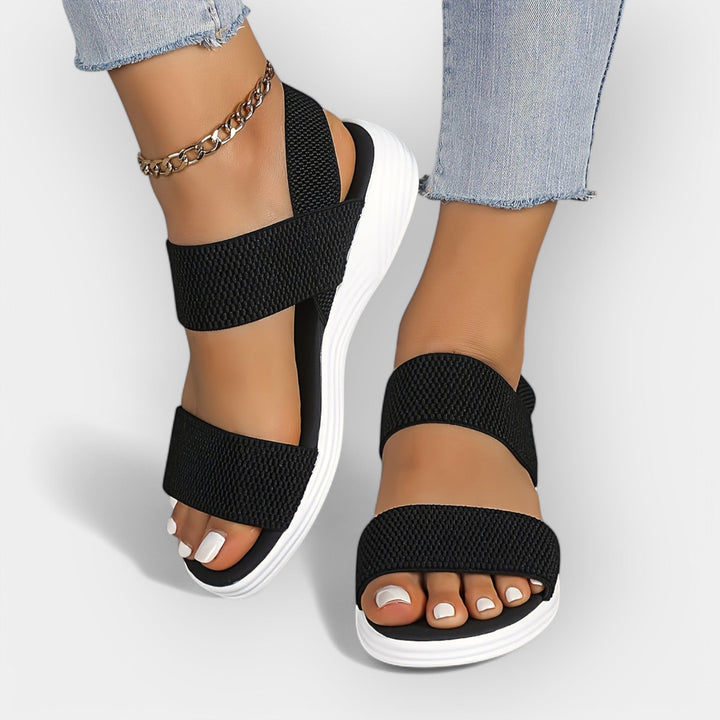 Mode Lumiére™ Sandales élastiques confortables