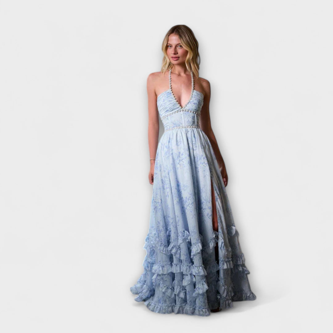 Mode Lumiére™ Luzie - Robe longue chic