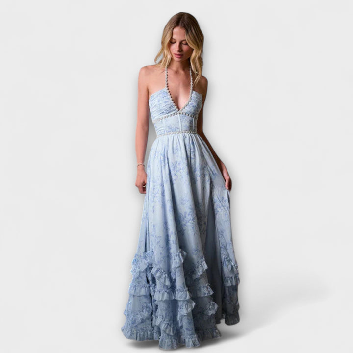 Mode Lumiére™ Luzie - Robe longue chic