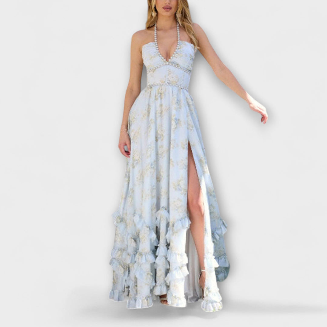 Mode Lumiére™ Luzie - Robe longue chic
