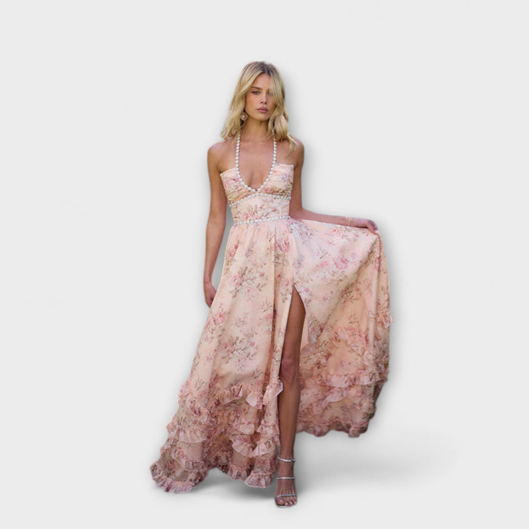 Mode Lumiére™ Luzie - Robe longue chic