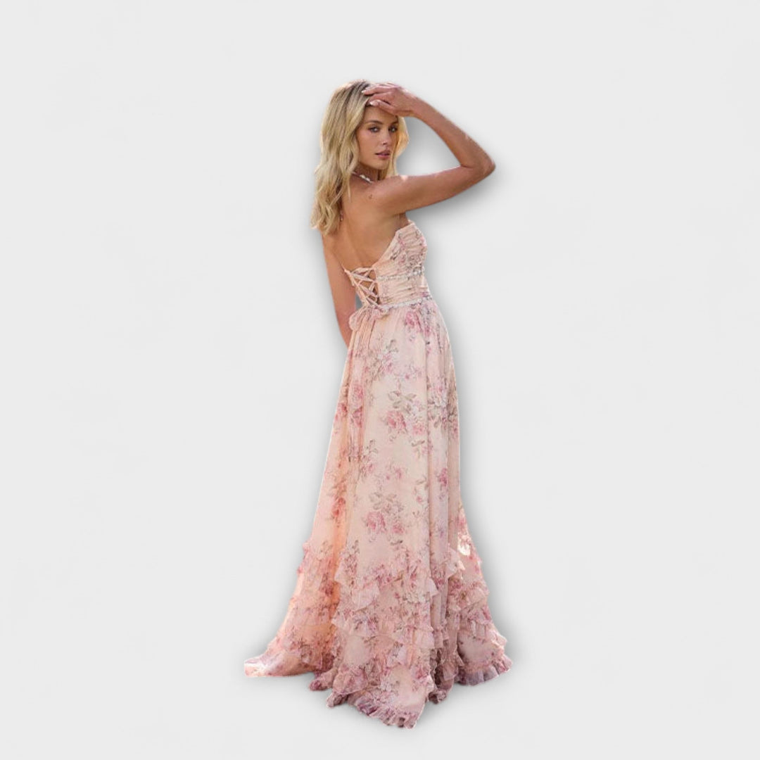 Mode Lumiére™ Luzie - Robe longue chic