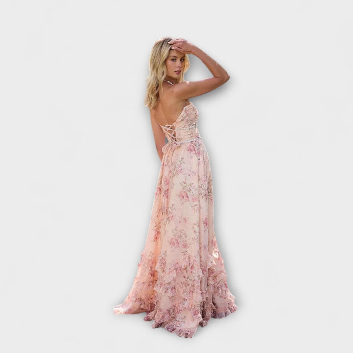 Mode Lumiére™ Luzie - Robe longue chic
