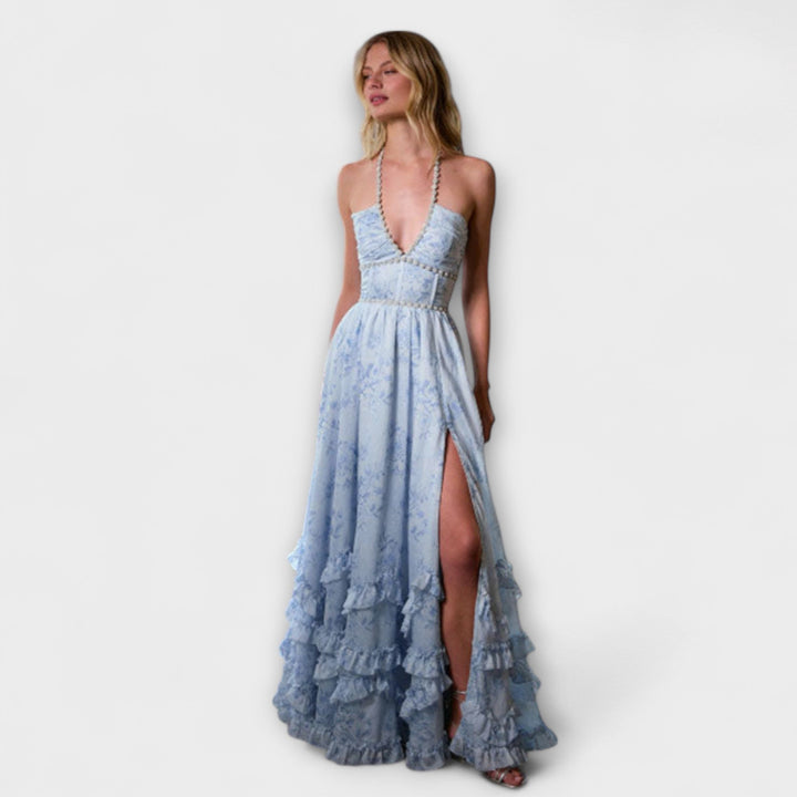 Mode Lumiére™ Luzie - Robe longue chic