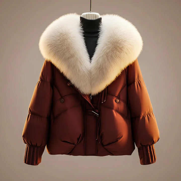 Willow - Manteau Rembourré Col en Fourrure