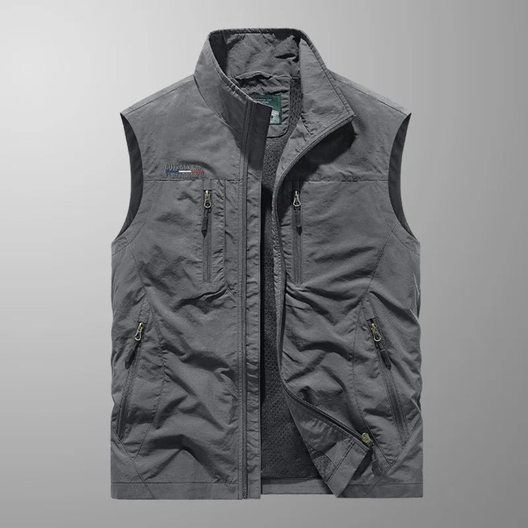 LAURENT MONACO | VESTE UTILE ZIPPÉE POUR HOMMES