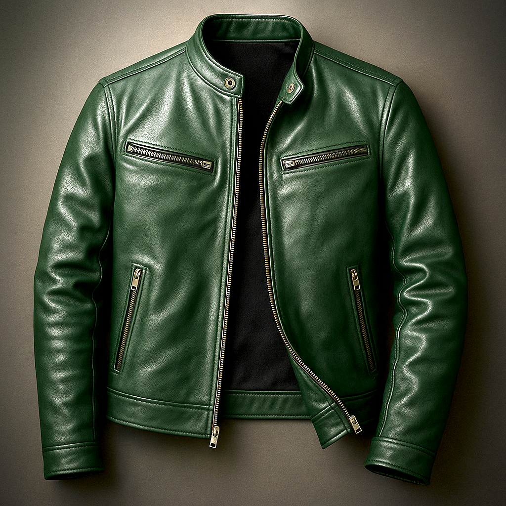 VESTE MOTARD CLASSIQUE POUR HOMME