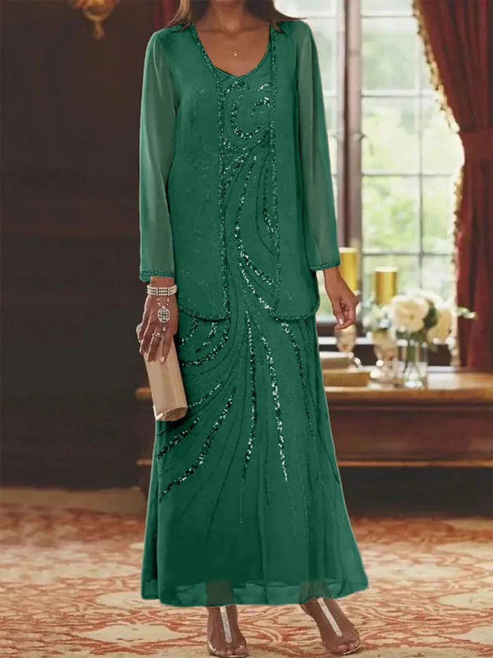 MOREAU LYON | ENSEMBLE ROBE EN MOUSSELINE POUR FEMME