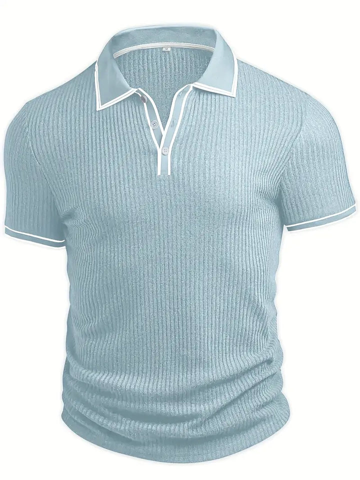 Mode Lumiére™| Polo élégant à manches courtes