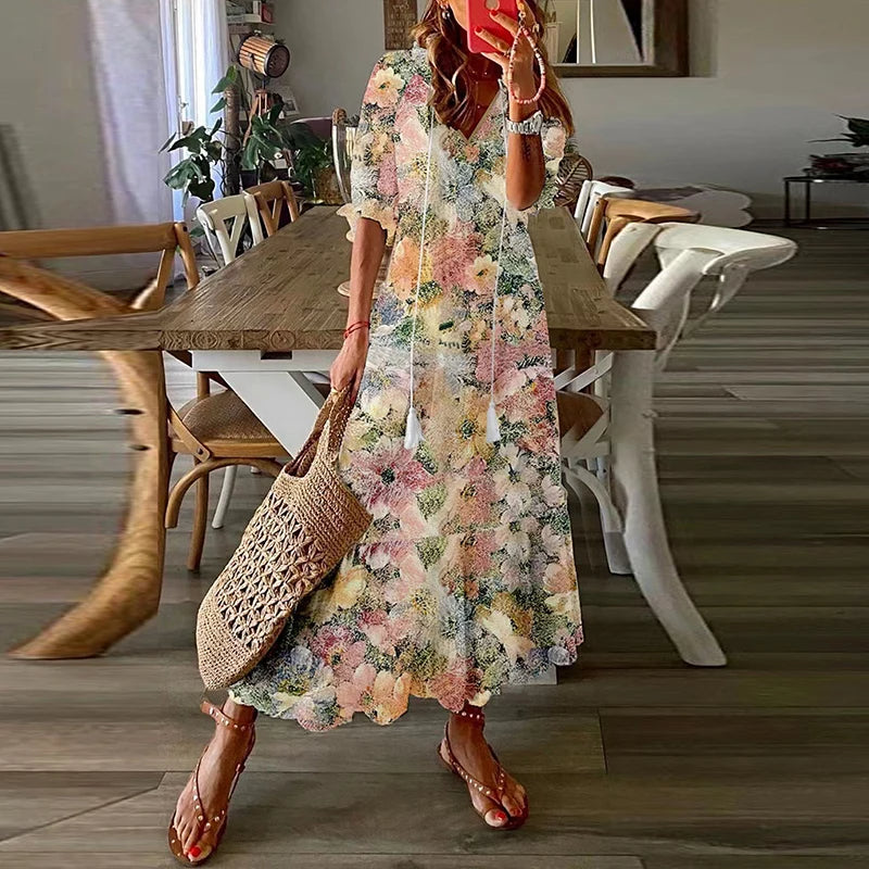 Anna | robe maxi bohème
