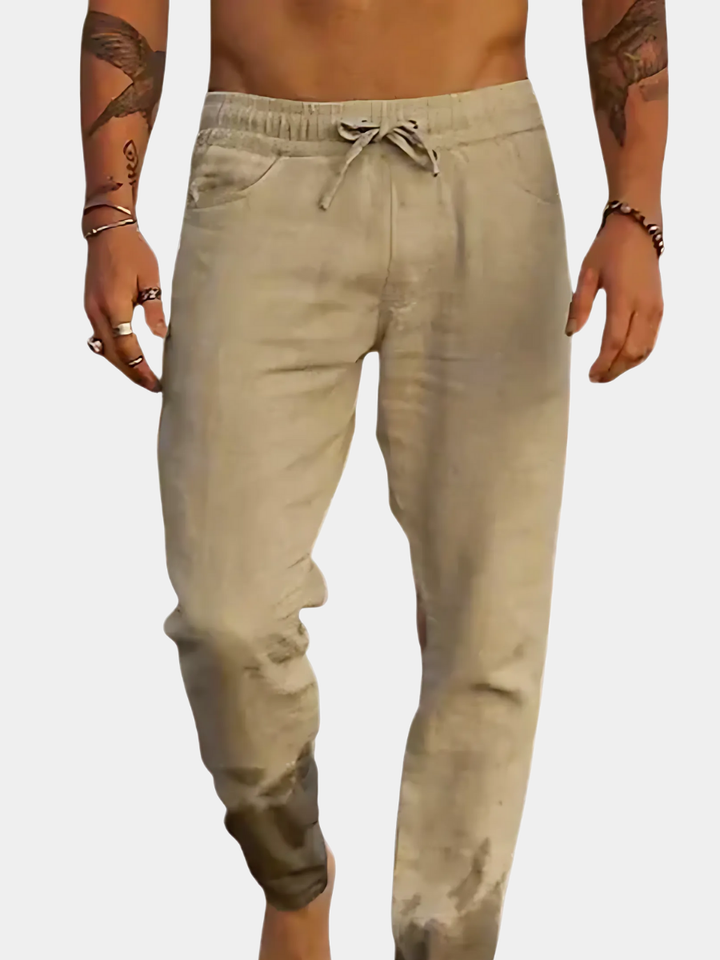 Mode Lumiére ™ | Pantalon de plage en lin