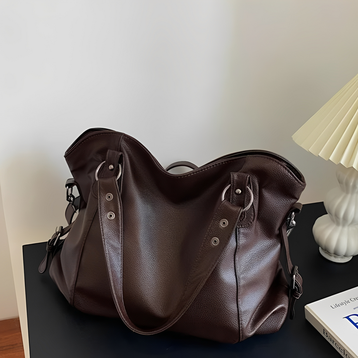 Erika - Grand sac à main en cuir pour femmes