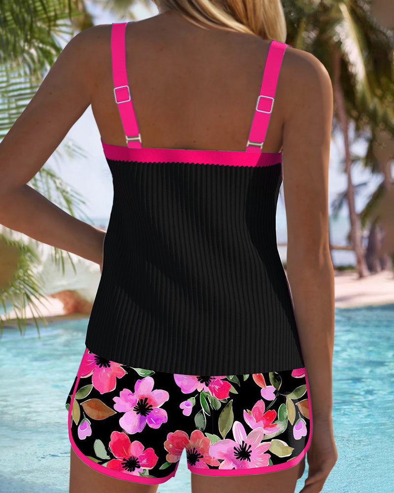 Mode Lumiére™ | Tankini Féminin Glamour Bianca