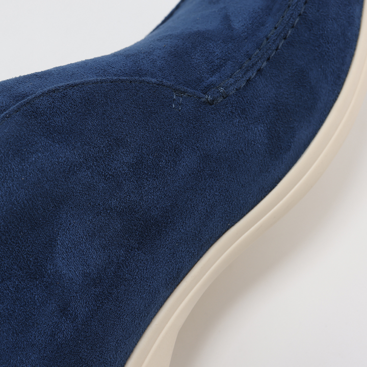 Mode Lumiére™ | Mocassins hauts en daim