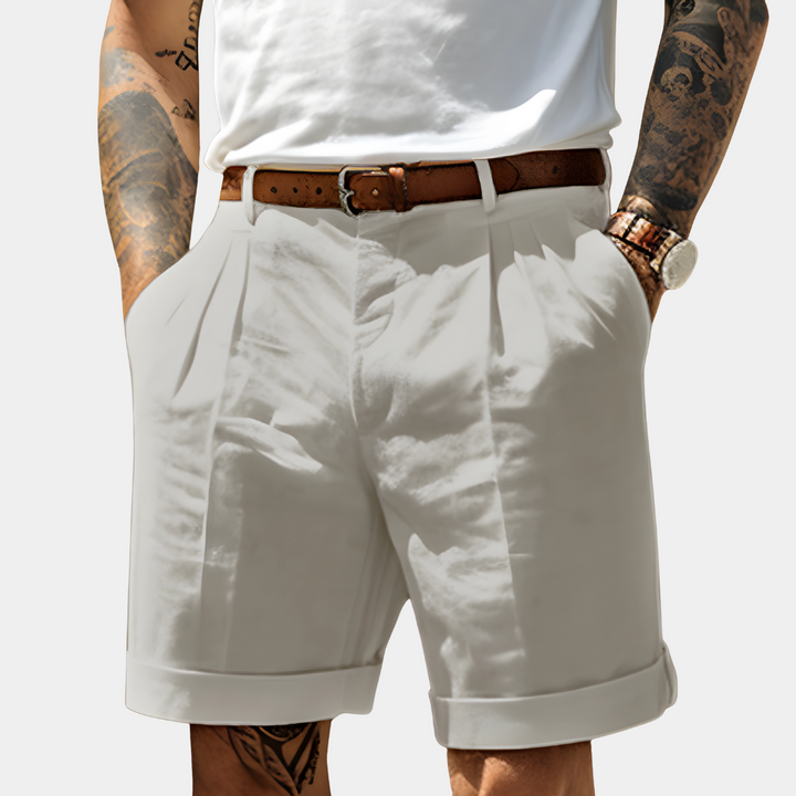 Mode Lumiére™| BERMUDAS ÉLÉGANTS EN COTON RESPIRANT