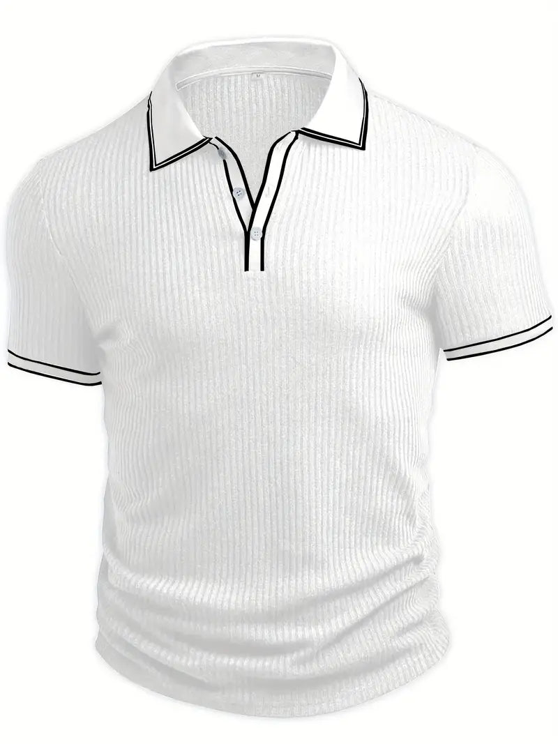 Mode Lumiére™| Polo élégant à manches courtes