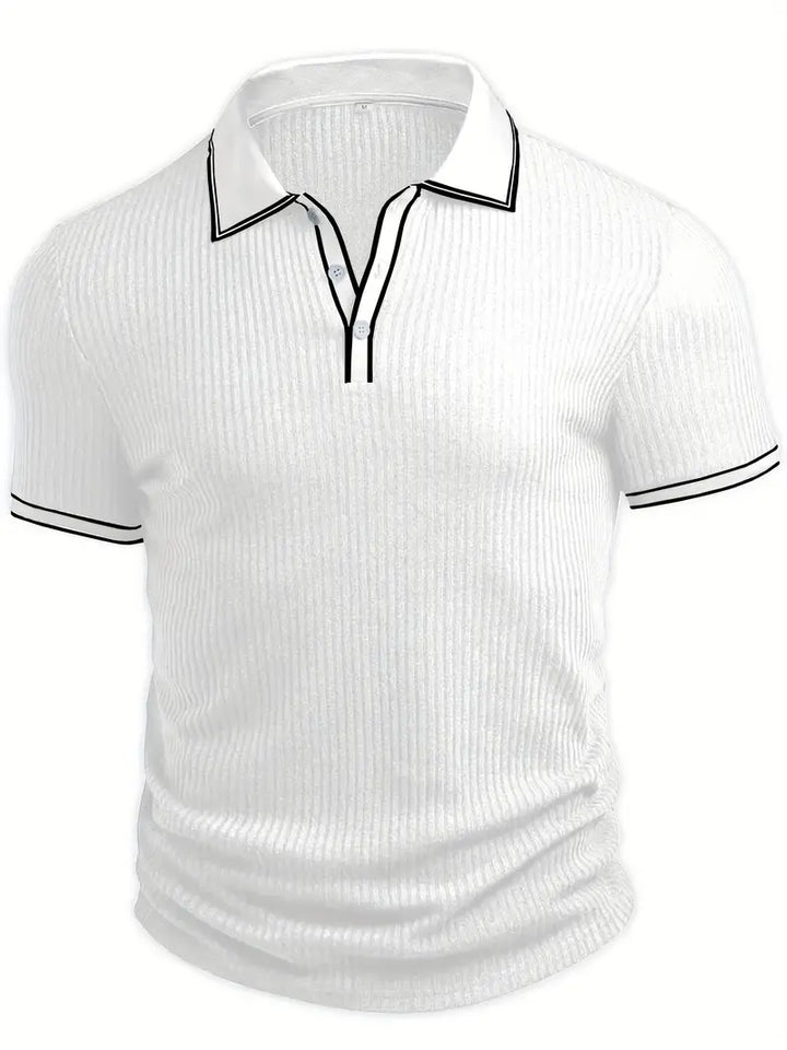 Mode Lumiére™| Polo élégant à manches courtes