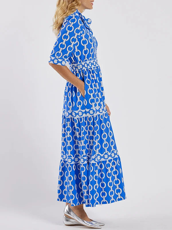 HAZEL | Robe Midi à Maillons