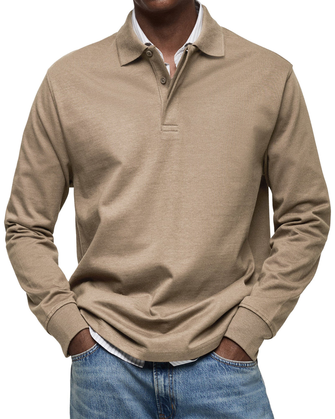 Mode Lumiére™ | Polo de luxe à manches longues