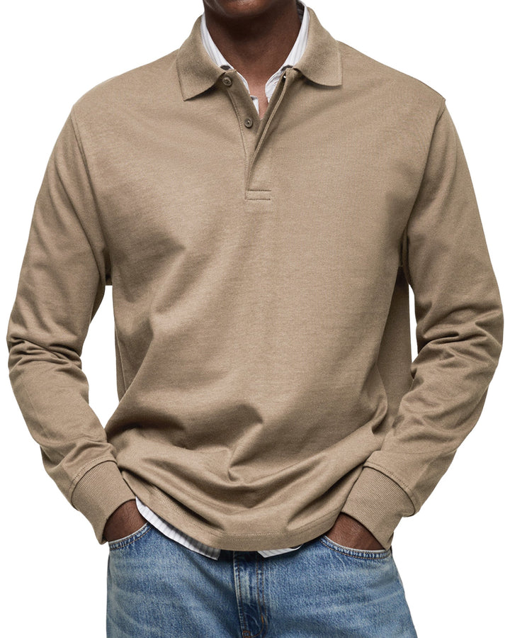 Mode Lumiére™ | Polo de luxe à manches longues