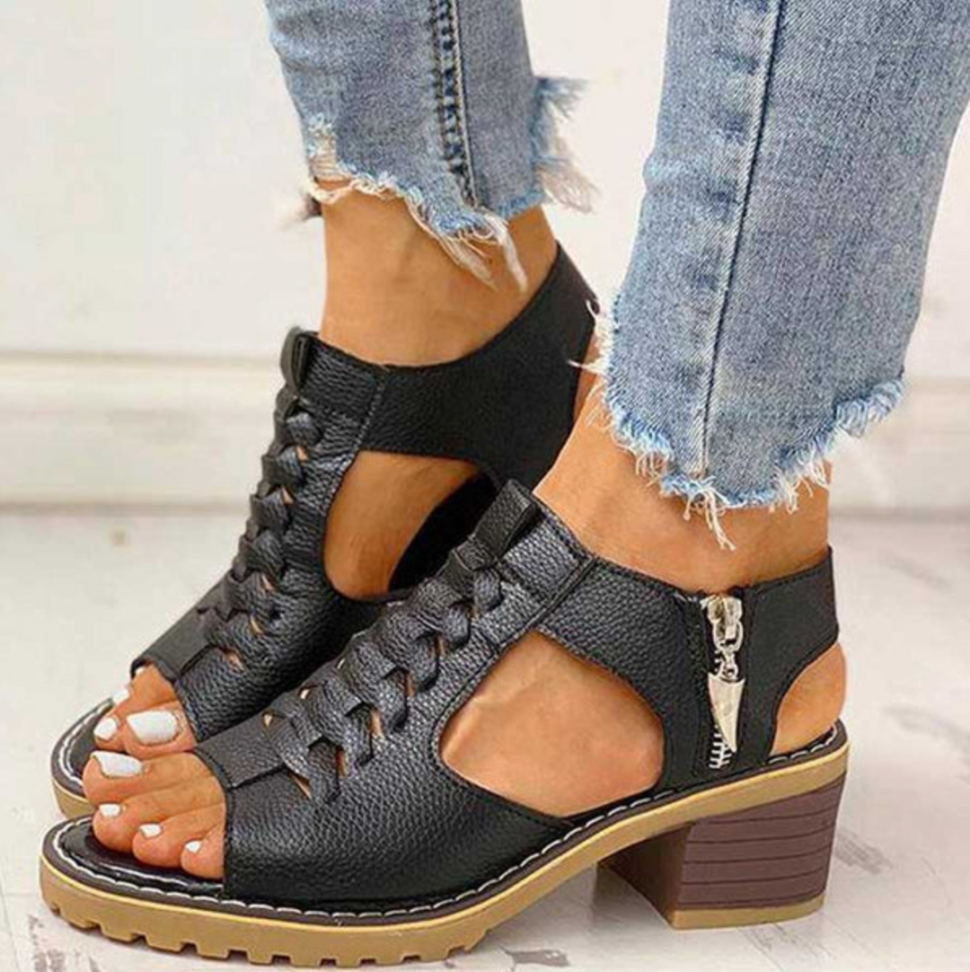 Mode Lumiére™  Sandales Élégantes à Talons Hauts