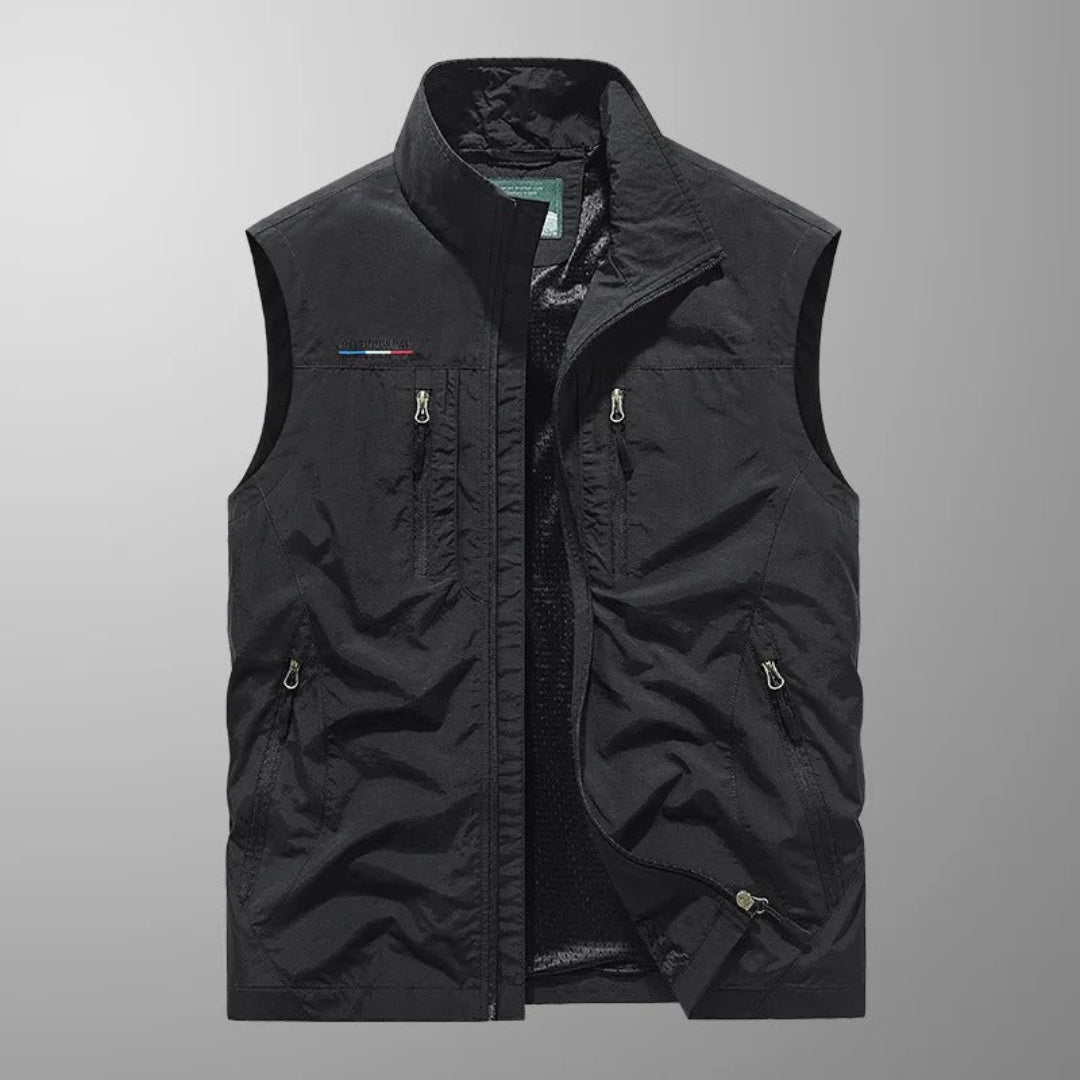 LAURENT MONACO | VESTE UTILE ZIPPÉE POUR HOMMES