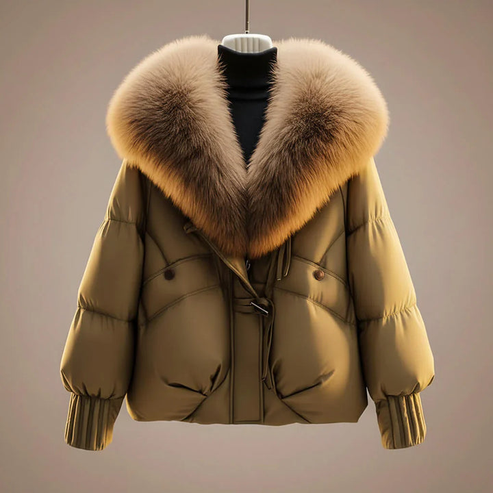 Willow - Manteau Rembourré Col en Fourrure