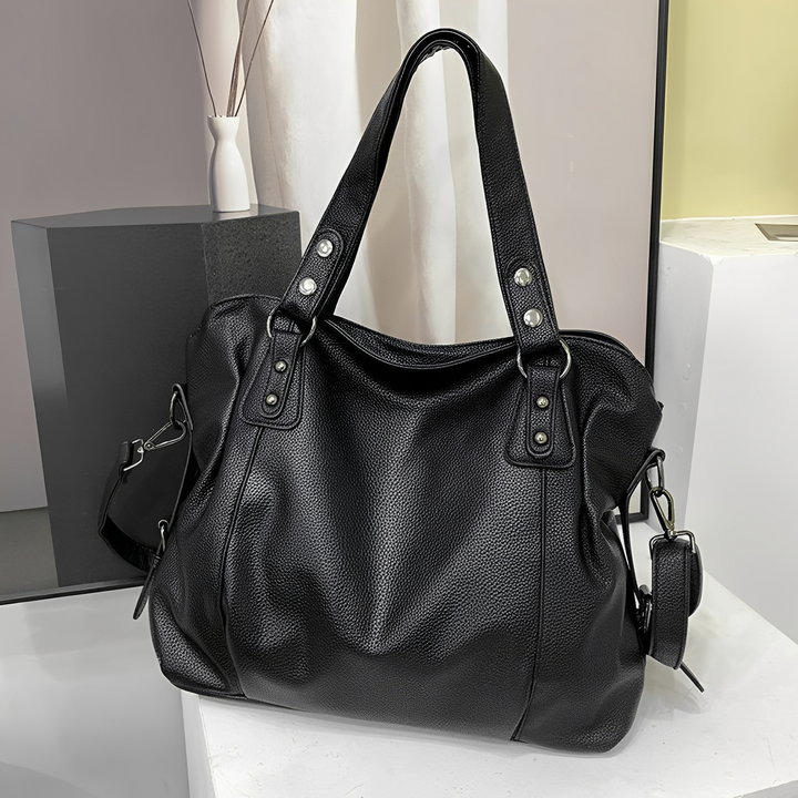 Erika - Grand sac à main en cuir pour femmes