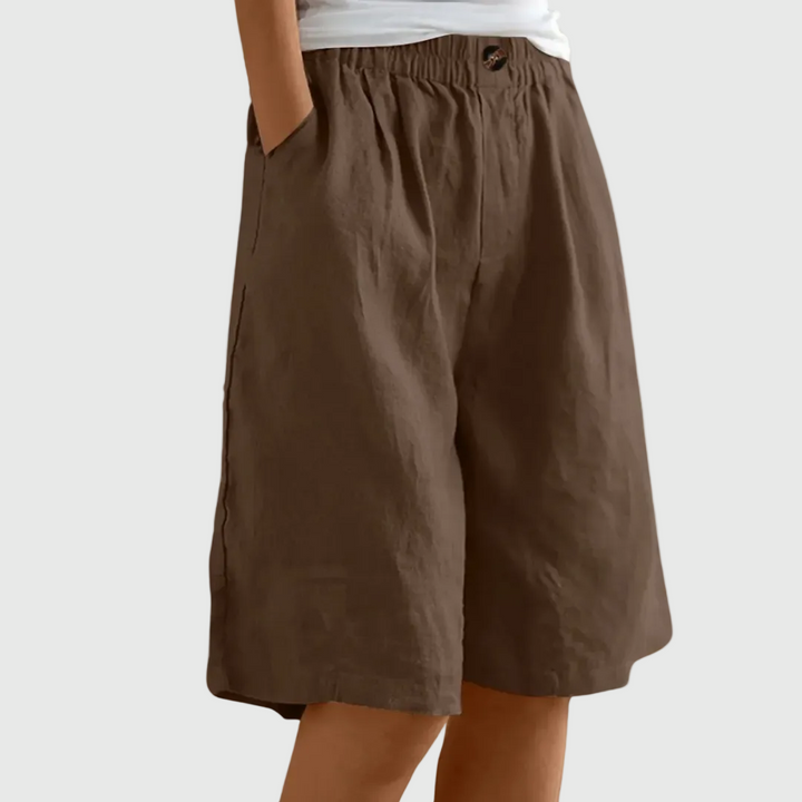 Mode Lumiére™| Shorts Amples Taille Élastique Marie