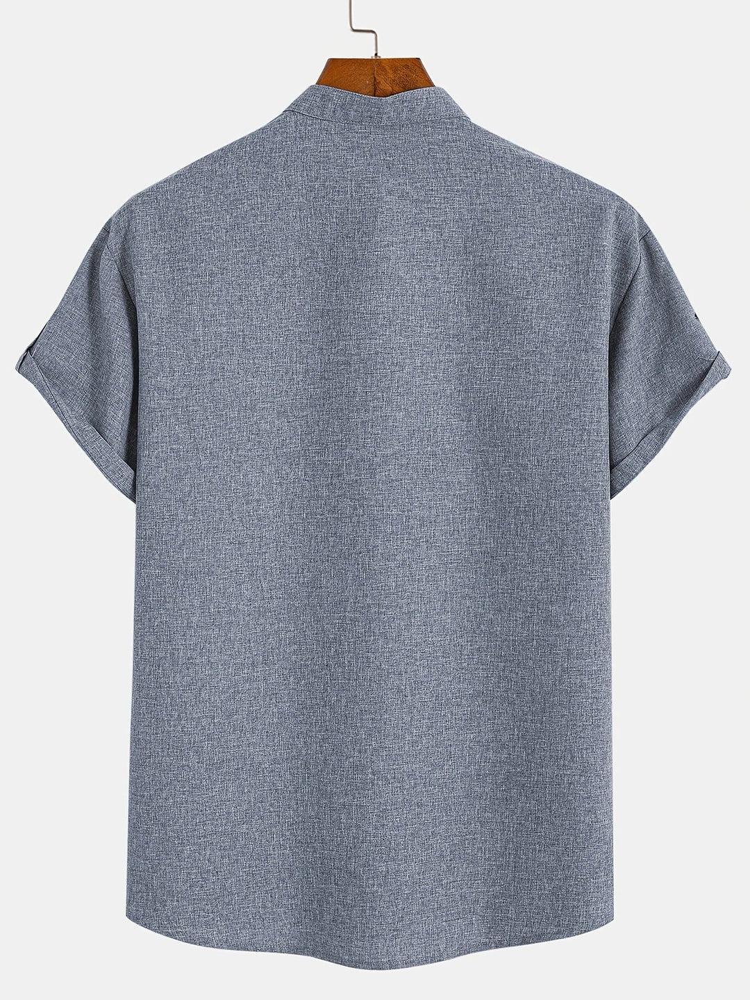 Leblanc™ | Chemise élégante à manches courtes et col montant