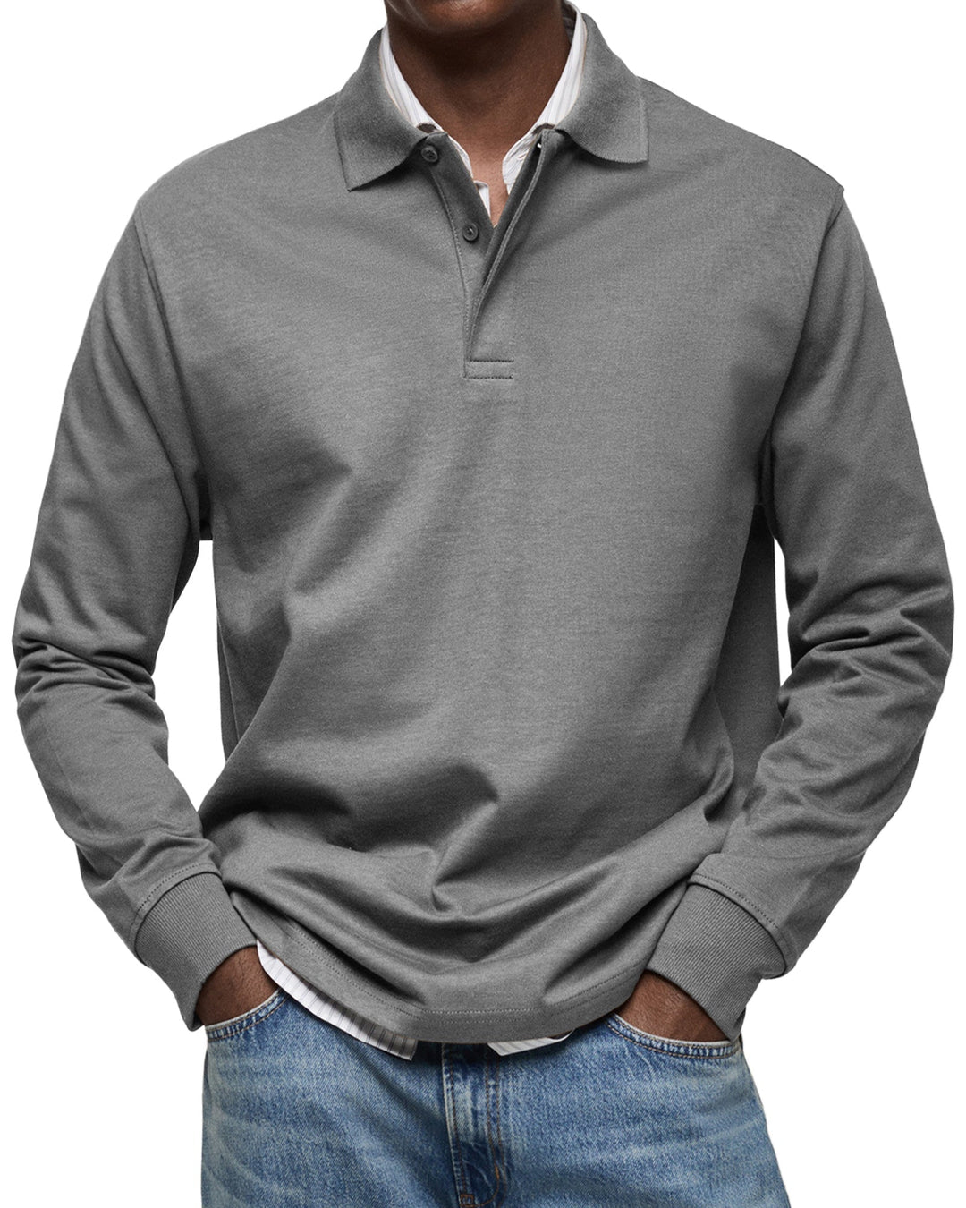 Mode Lumiére™ | Polo de luxe à manches longues