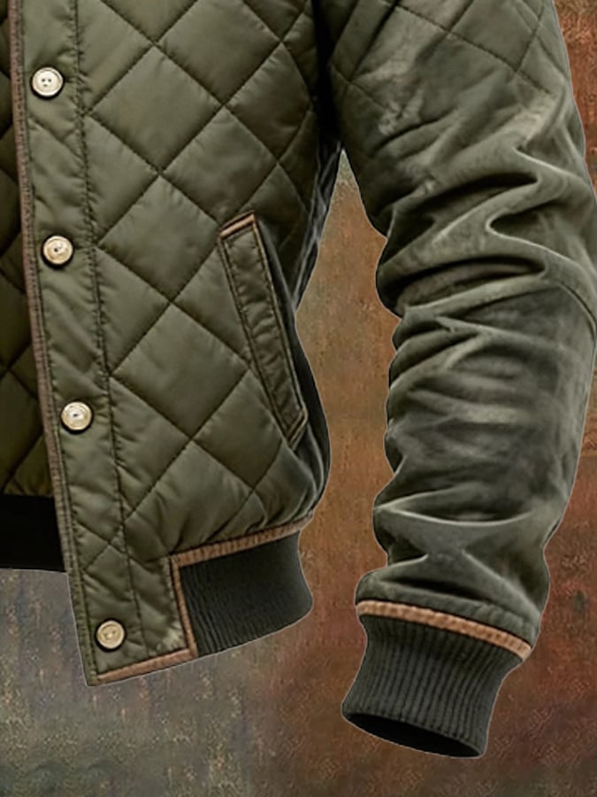 Veste Matelassée Élégante pour un Style Quotidien Confortable