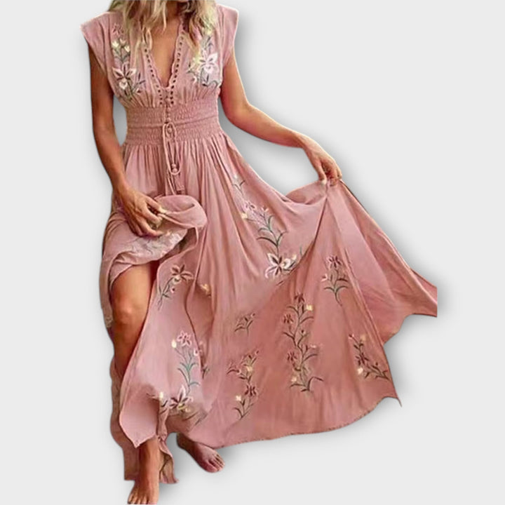 Felizia – Robe boho avec broderie enchanteresse