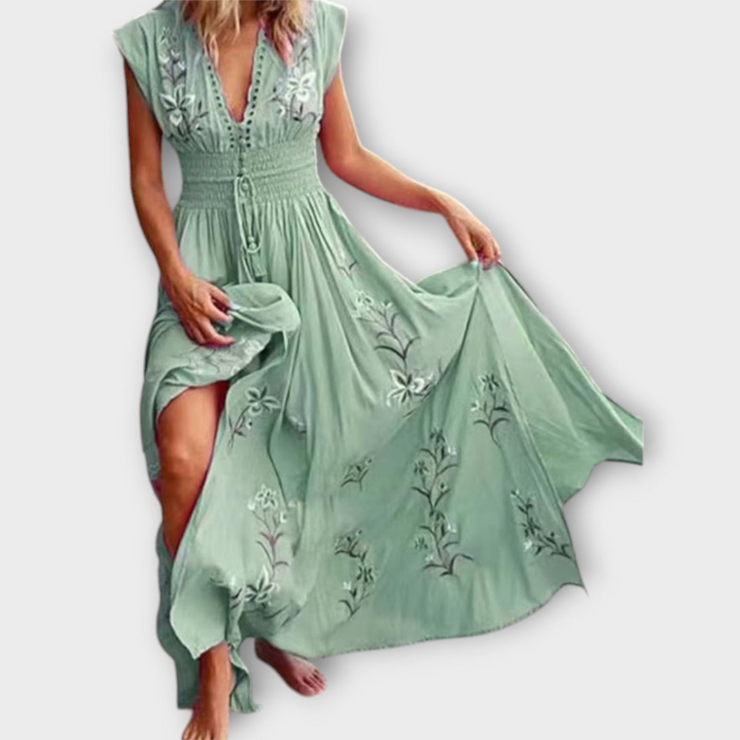 Felizia – Robe boho avec broderie enchanteresse